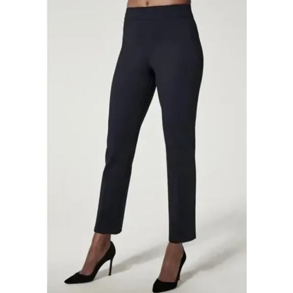 Spanx SPANXsupersmooth PerfectFit Ponte Slim Straight Pant in Navy‎ Size 1X